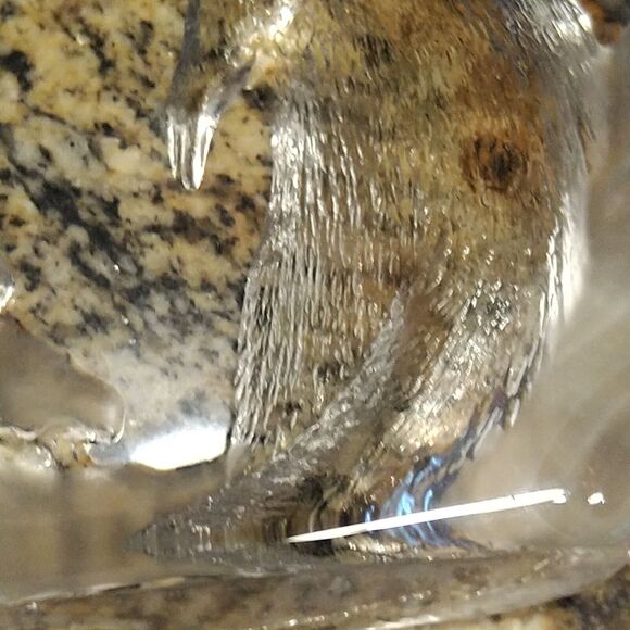 River Otter Etched Crystal Sculpture by Mats Jonasson - Picture 12 of 13